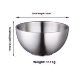 Stainless Steel Fruit And Vegetable Salad Bowl