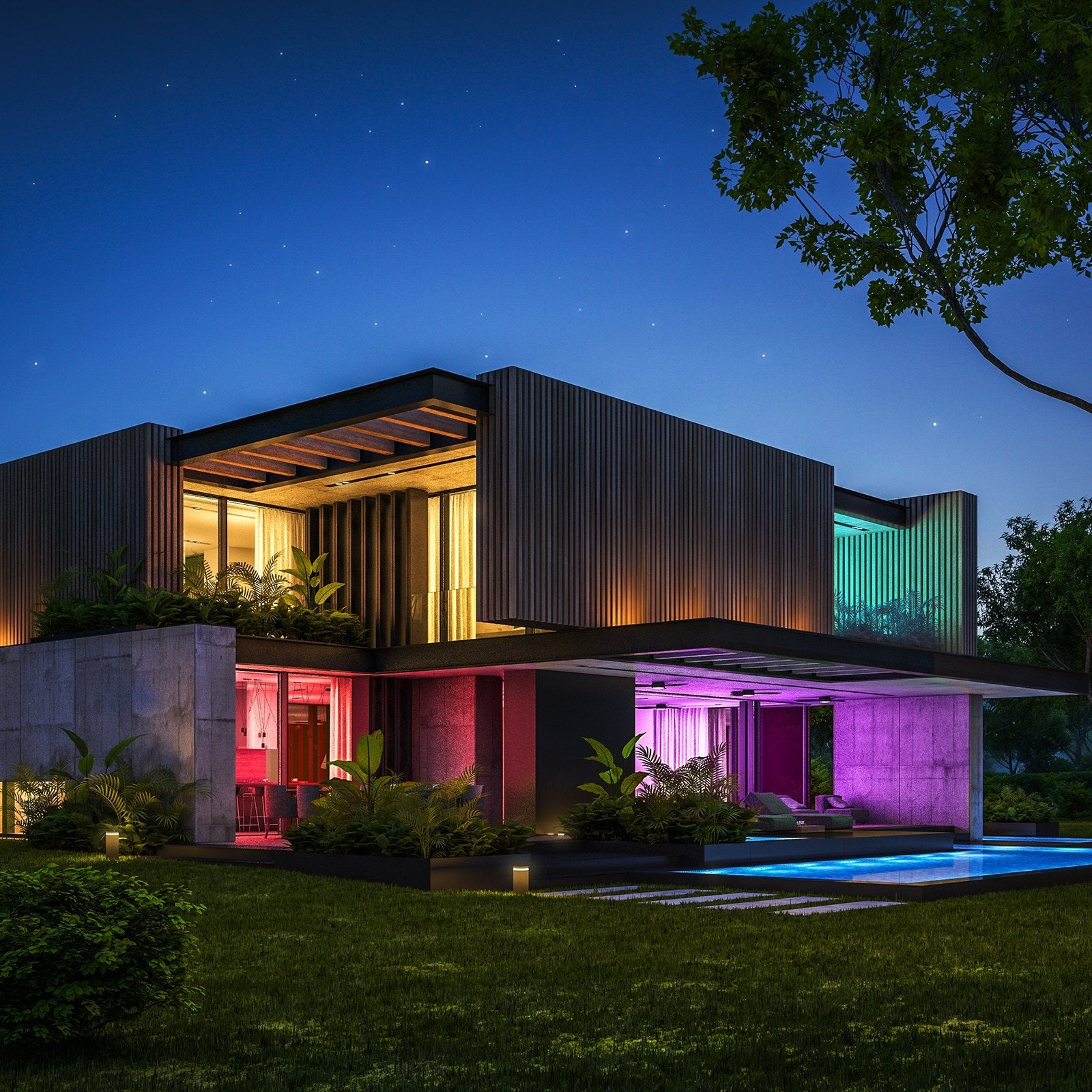 Smart Light Bulbs A19 E26 Smart Bulb Works With Alexa & Google 4 Pack,Dimmable LED Bulbs