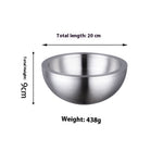 Stainless Steel Fruit And Vegetable Salad Bowl