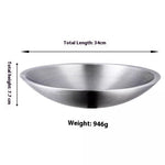 Stainless Steel Fruit And Vegetable Salad Bowl